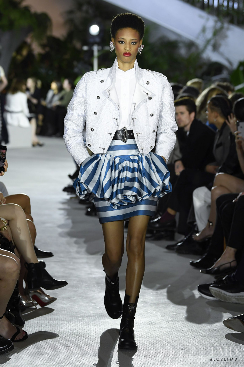 Janaye Furman featured in  the Louis Vuitton fashion show for Resort 2020