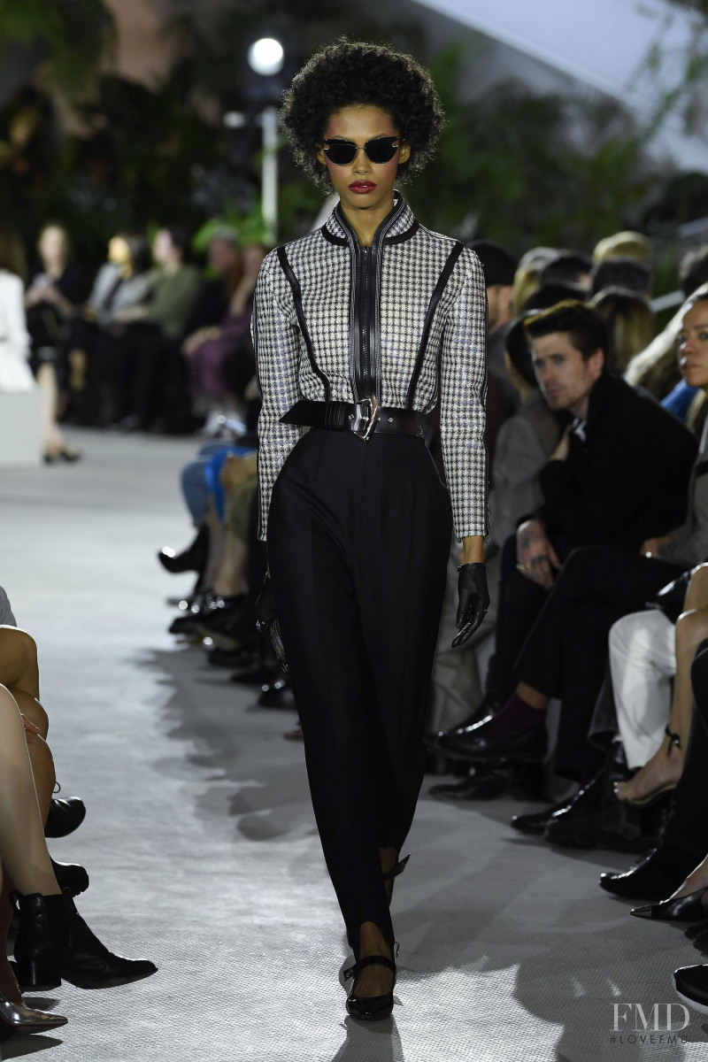 Londone Myers featured in  the Louis Vuitton fashion show for Resort 2020