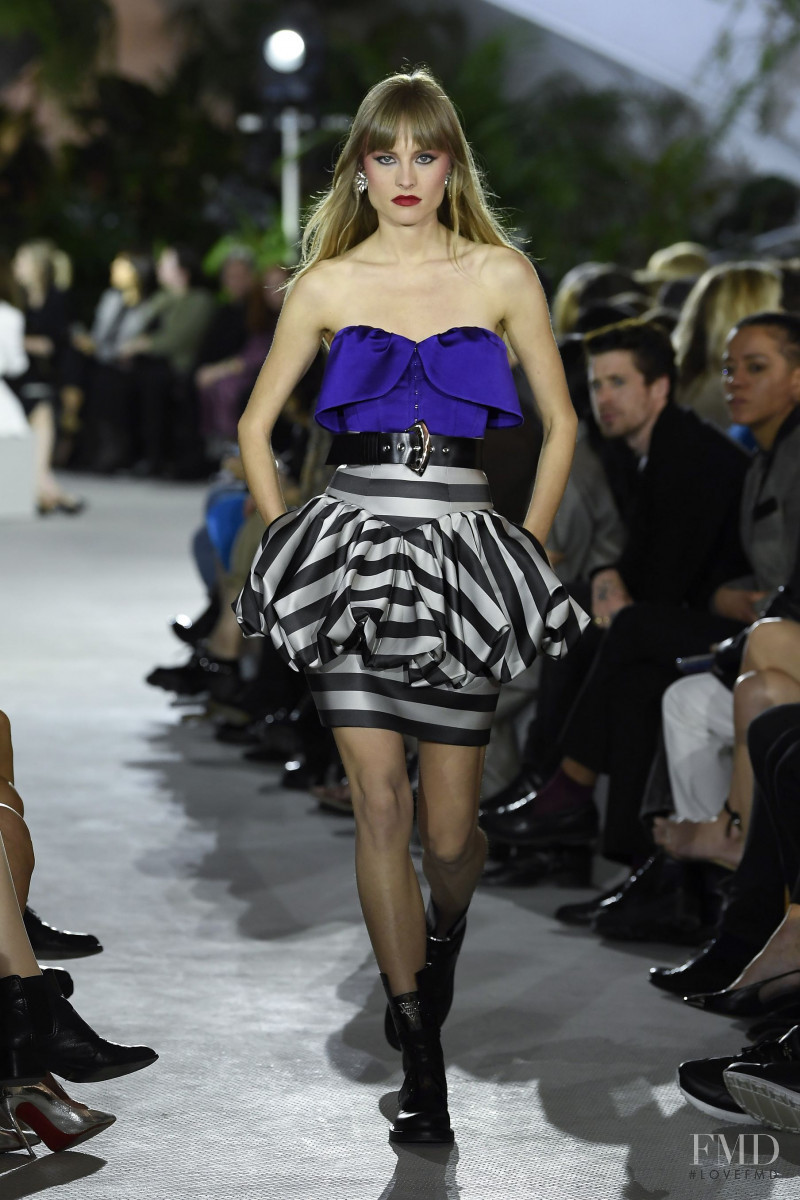Klara Kristin featured in  the Louis Vuitton fashion show for Resort 2020