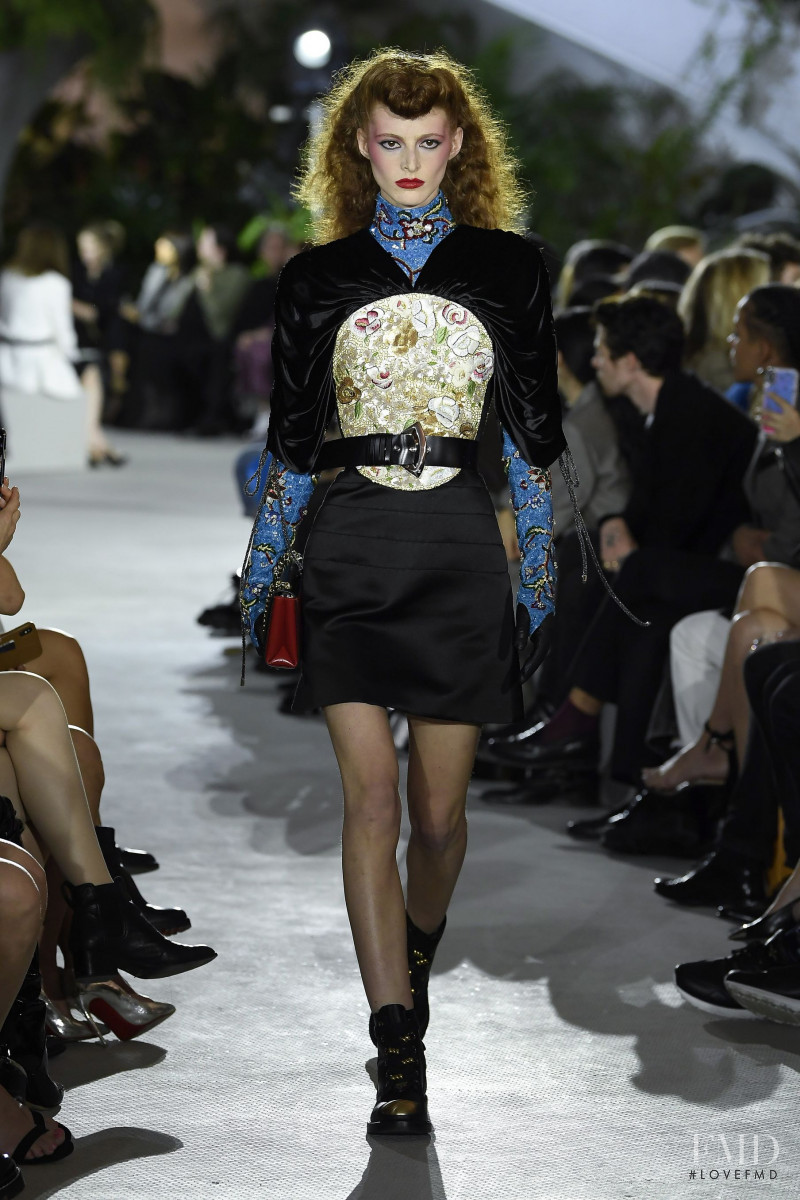 Clementine Balcaen featured in  the Louis Vuitton fashion show for Resort 2020