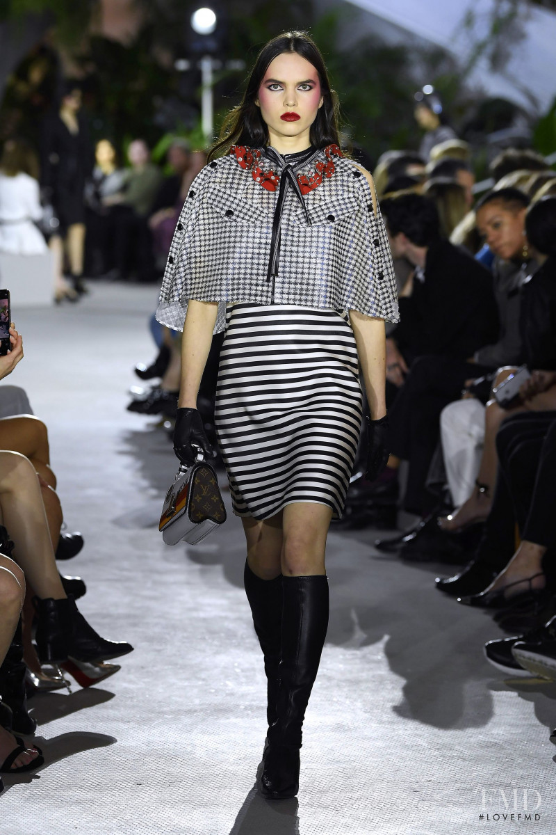 Lily Stewart featured in  the Louis Vuitton fashion show for Resort 2020