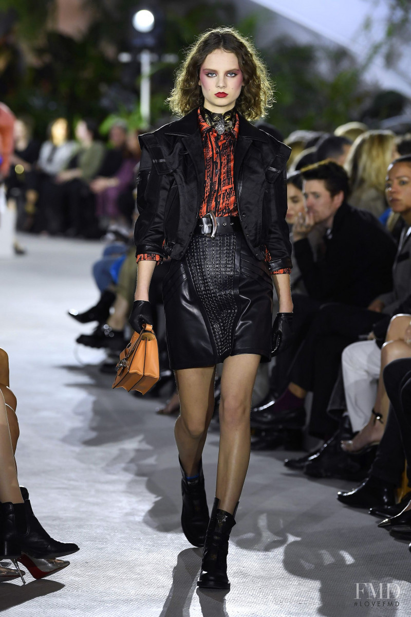 Giselle Norman featured in  the Louis Vuitton fashion show for Resort 2020