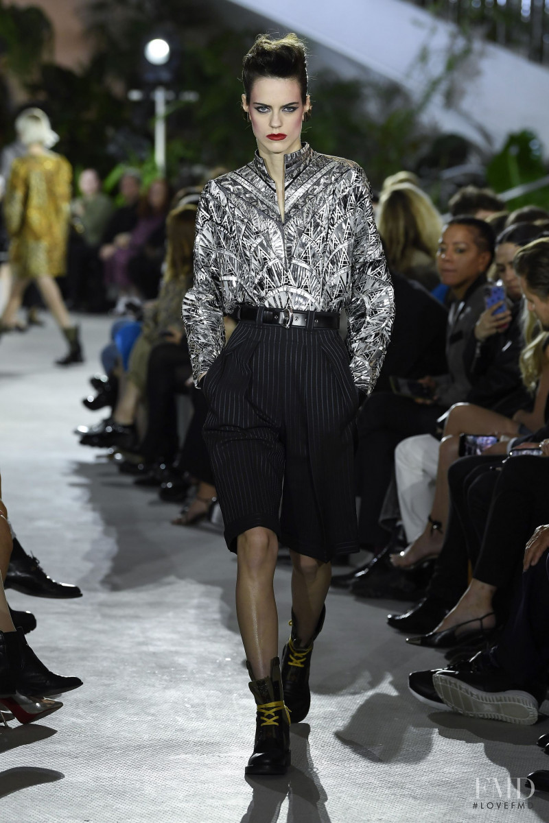 Miriam Sanchez featured in  the Louis Vuitton fashion show for Resort 2020