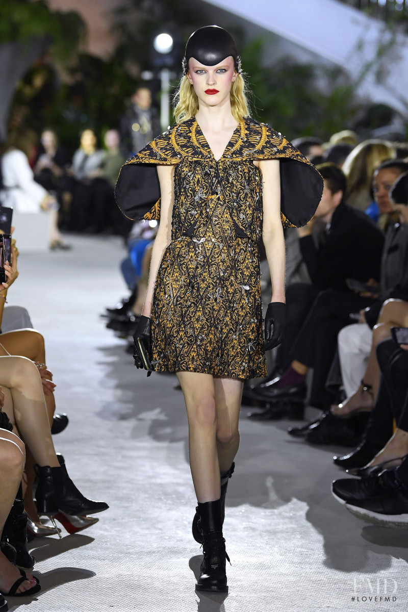 Hannah Motler featured in  the Louis Vuitton fashion show for Resort 2020