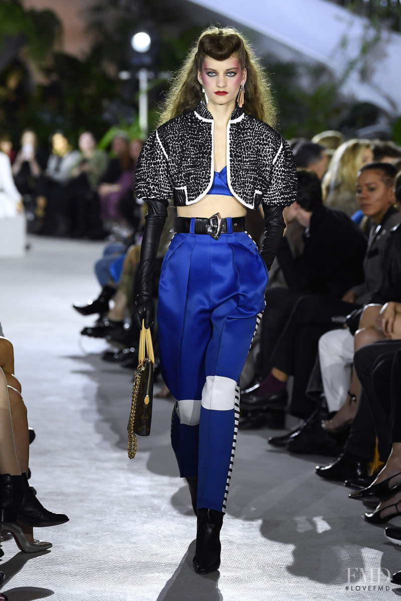 Alina Bolotina featured in  the Louis Vuitton fashion show for Resort 2020