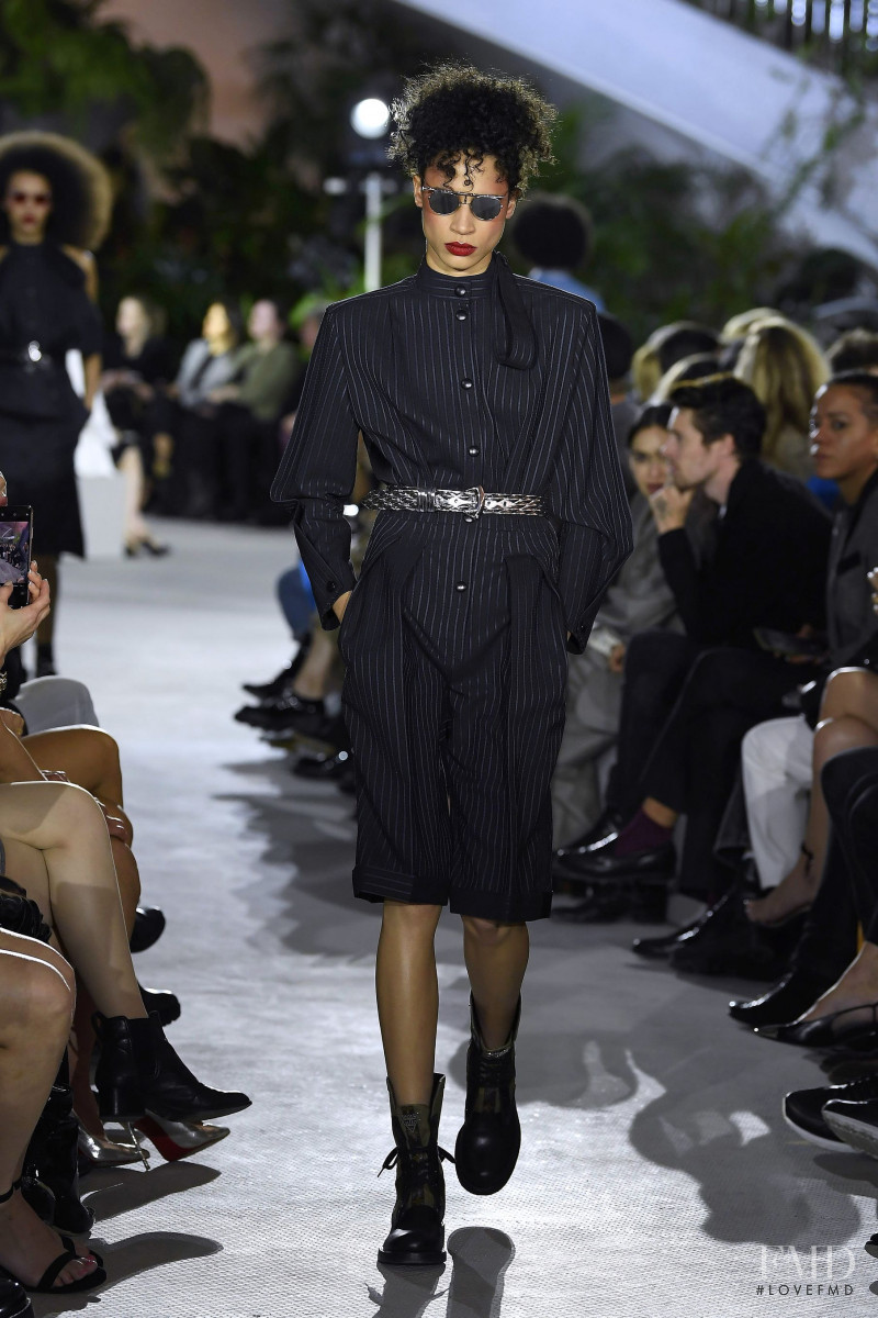 Alyssa Sardine featured in  the Louis Vuitton fashion show for Resort 2020