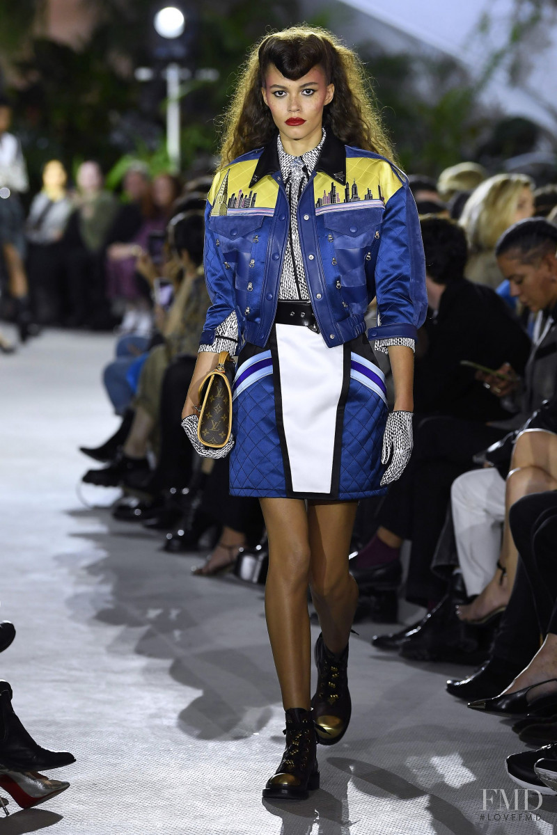Danielle Lashley featured in  the Louis Vuitton fashion show for Resort 2020