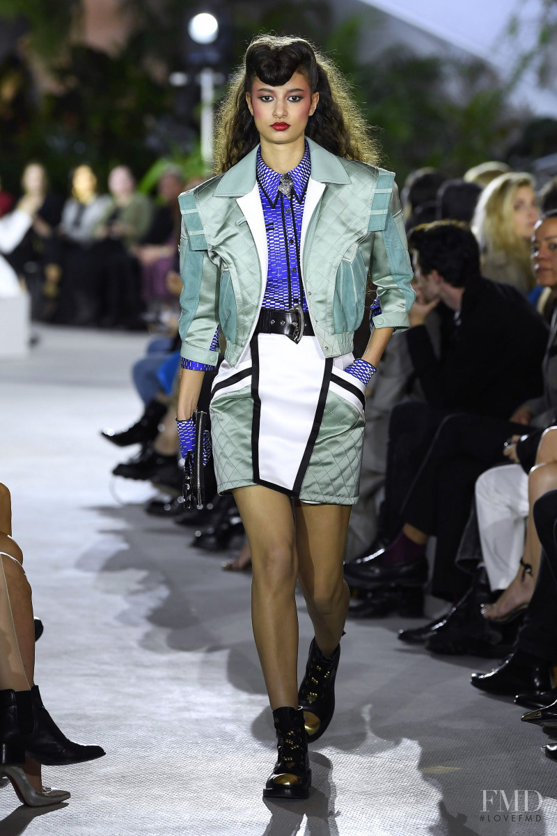 Oudey Egone featured in  the Louis Vuitton fashion show for Resort 2020