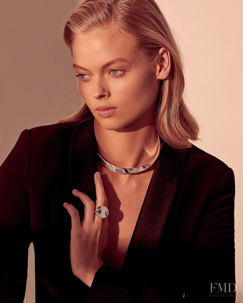 Holly Magson featured in  the Faith Jewels advertisement for Spring/Summer 2019