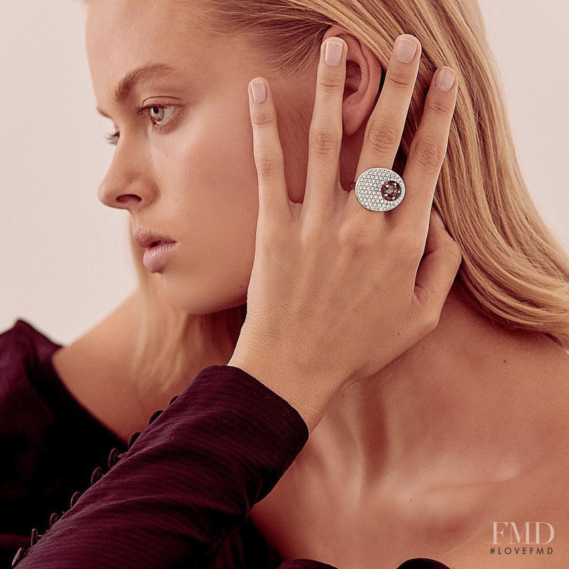 Holly Magson featured in  the Faith Jewels advertisement for Spring/Summer 2019
