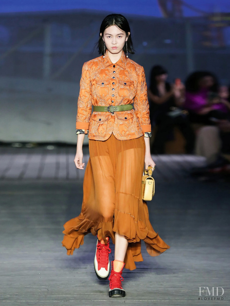 Jia Li Zhao featured in  the Chloe fashion show for Resort 2020