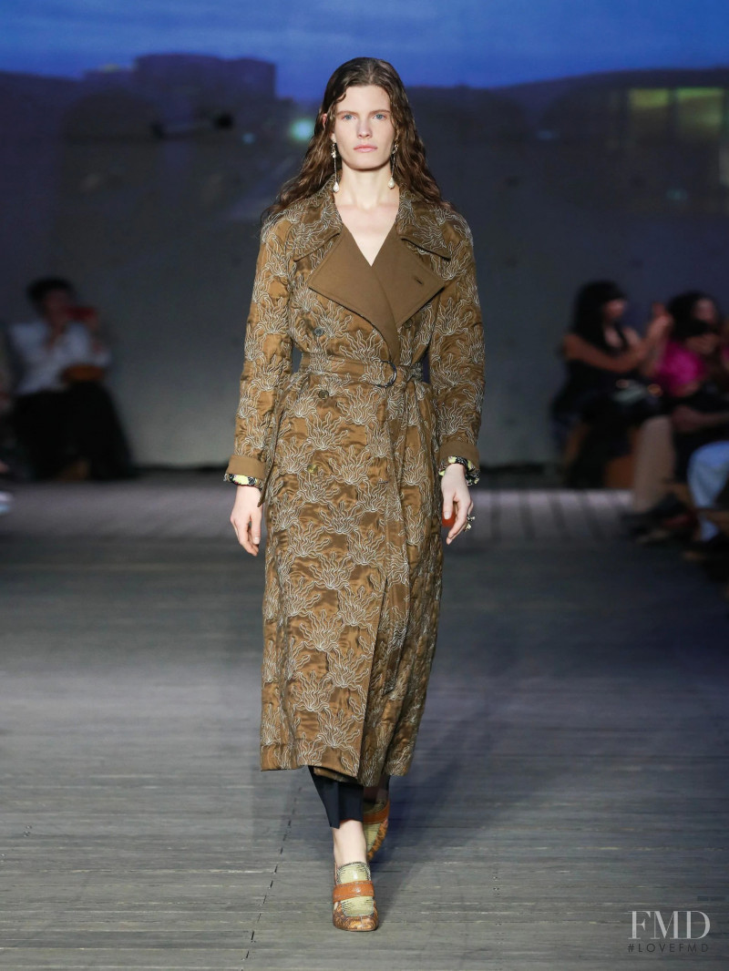 Carolina Burgin featured in  the Chloe fashion show for Resort 2020