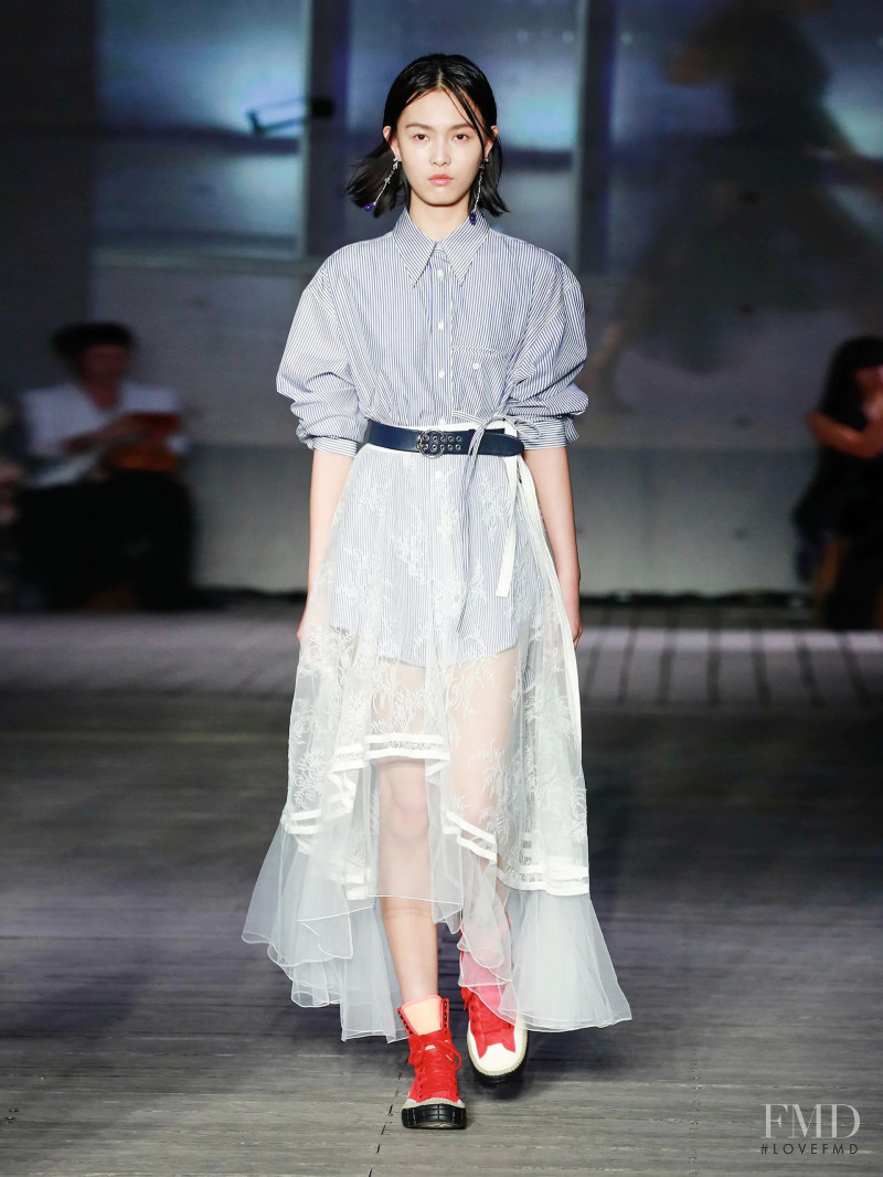 Jia Li Zhao featured in  the Chloe fashion show for Resort 2020