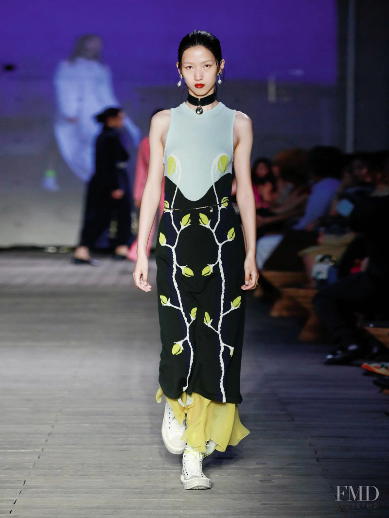 Zhiqin Zuo featured in  the Chloe fashion show for Resort 2020