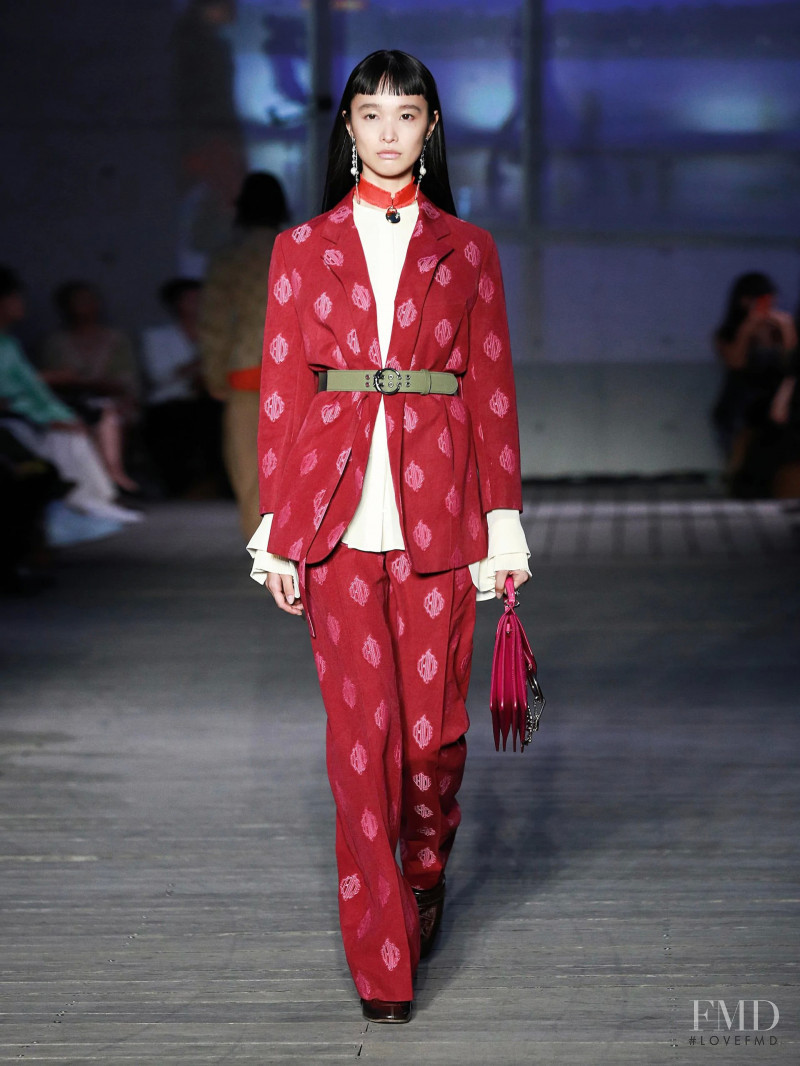 Yuka Mannami featured in  the Chloe fashion show for Resort 2020