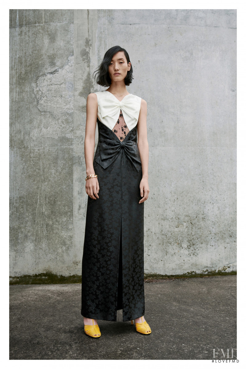 Lina Zhang featured in  the Givenchy lookbook for Resort 2020