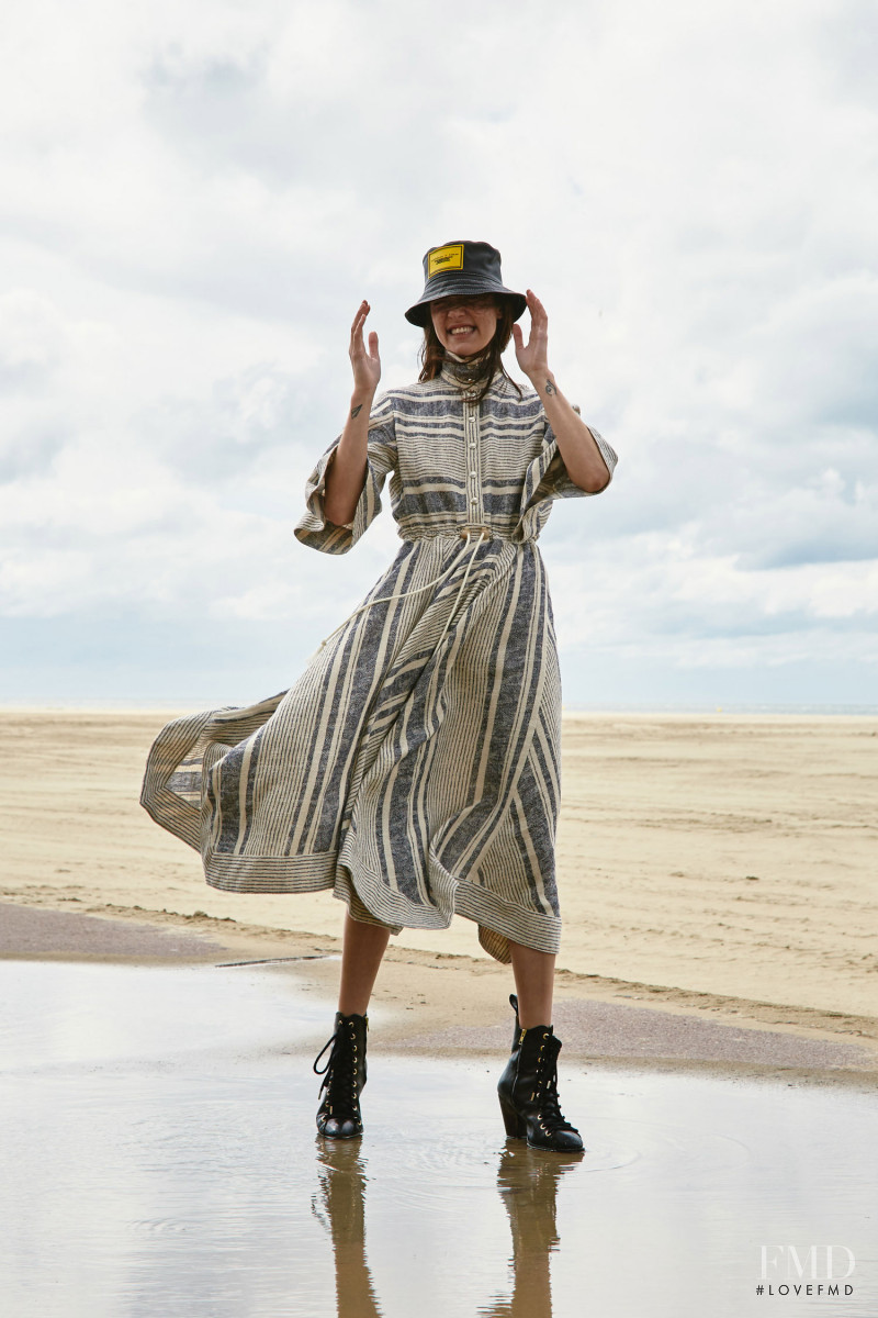 Maeva Nikita Giani Marshall featured in  the VICTORIA/TOMAS lookbook for Resort 2020