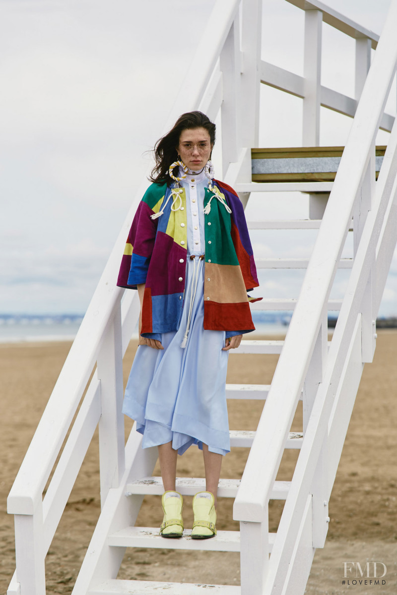 Maeva Nikita Giani Marshall featured in  the VICTORIA/TOMAS lookbook for Resort 2020