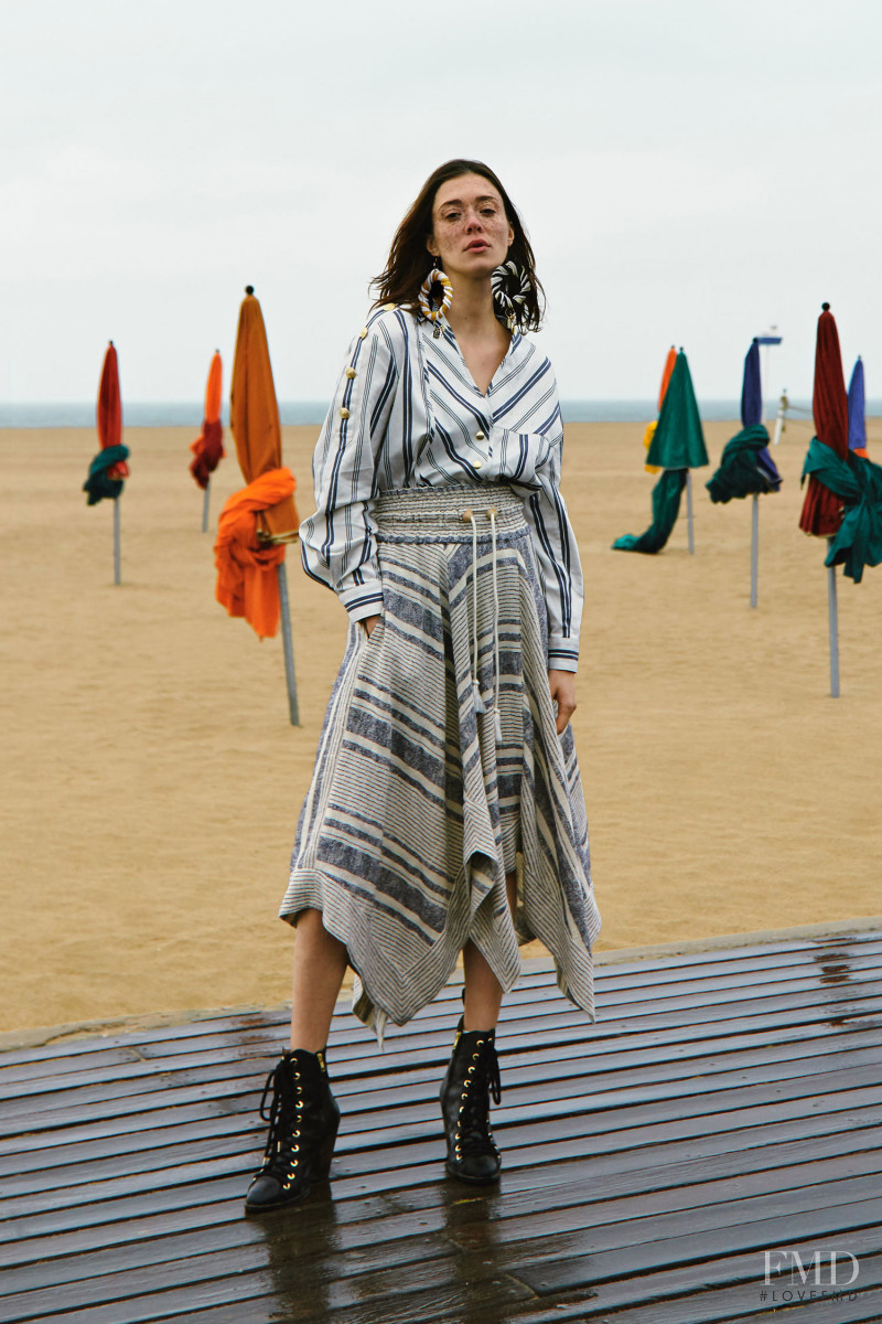 Maeva Nikita Giani Marshall featured in  the VICTORIA/TOMAS lookbook for Resort 2020