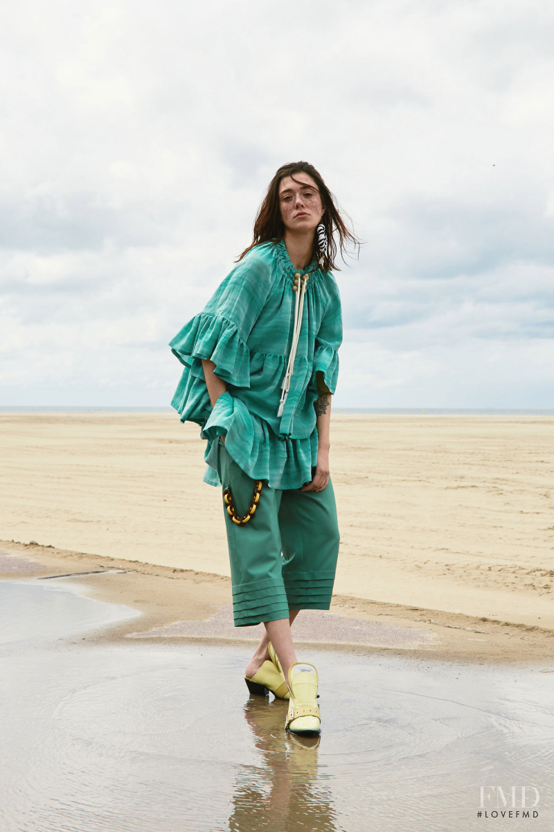 Maeva Nikita Giani Marshall featured in  the VICTORIA/TOMAS lookbook for Resort 2020