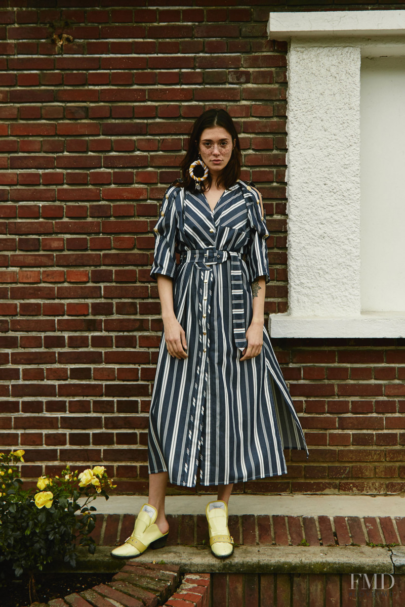 Maeva Nikita Giani Marshall featured in  the VICTORIA/TOMAS lookbook for Resort 2020