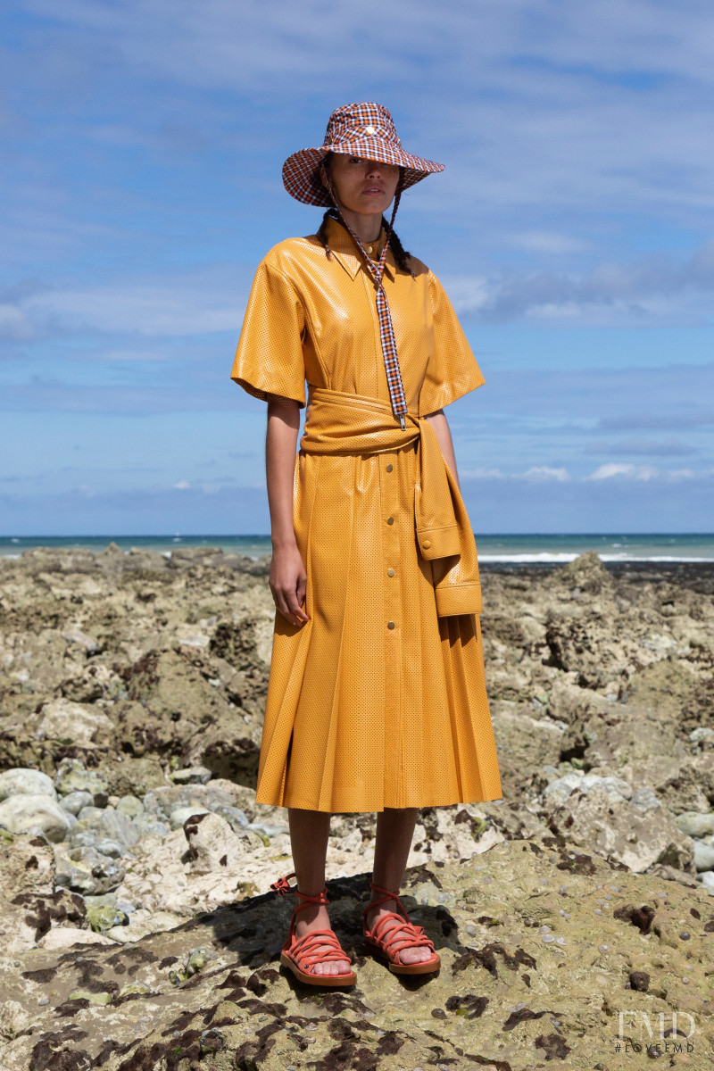 Danielle Lashley featured in  the Cedric Charlier lookbook for Resort 2020