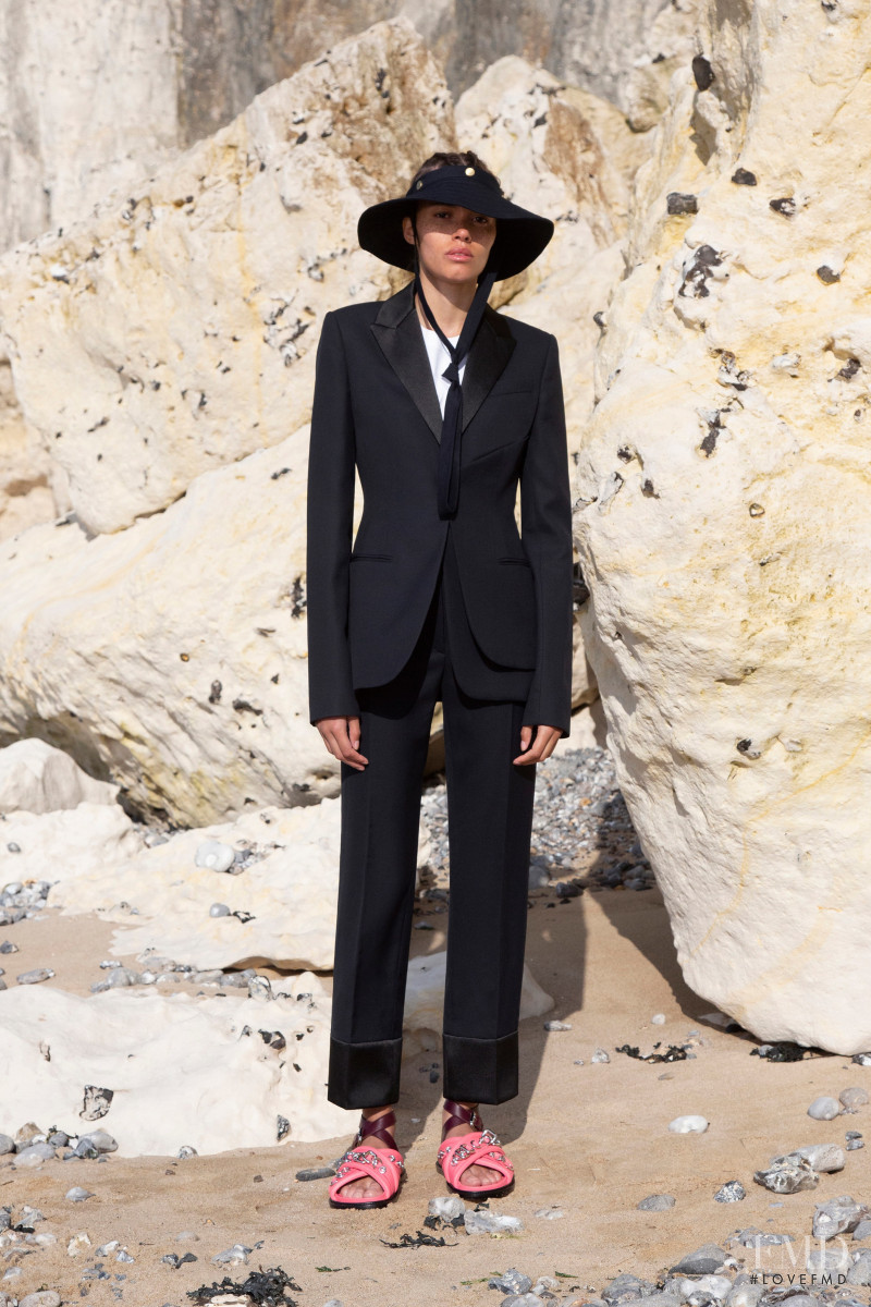 Danielle Lashley featured in  the Cedric Charlier lookbook for Resort 2020