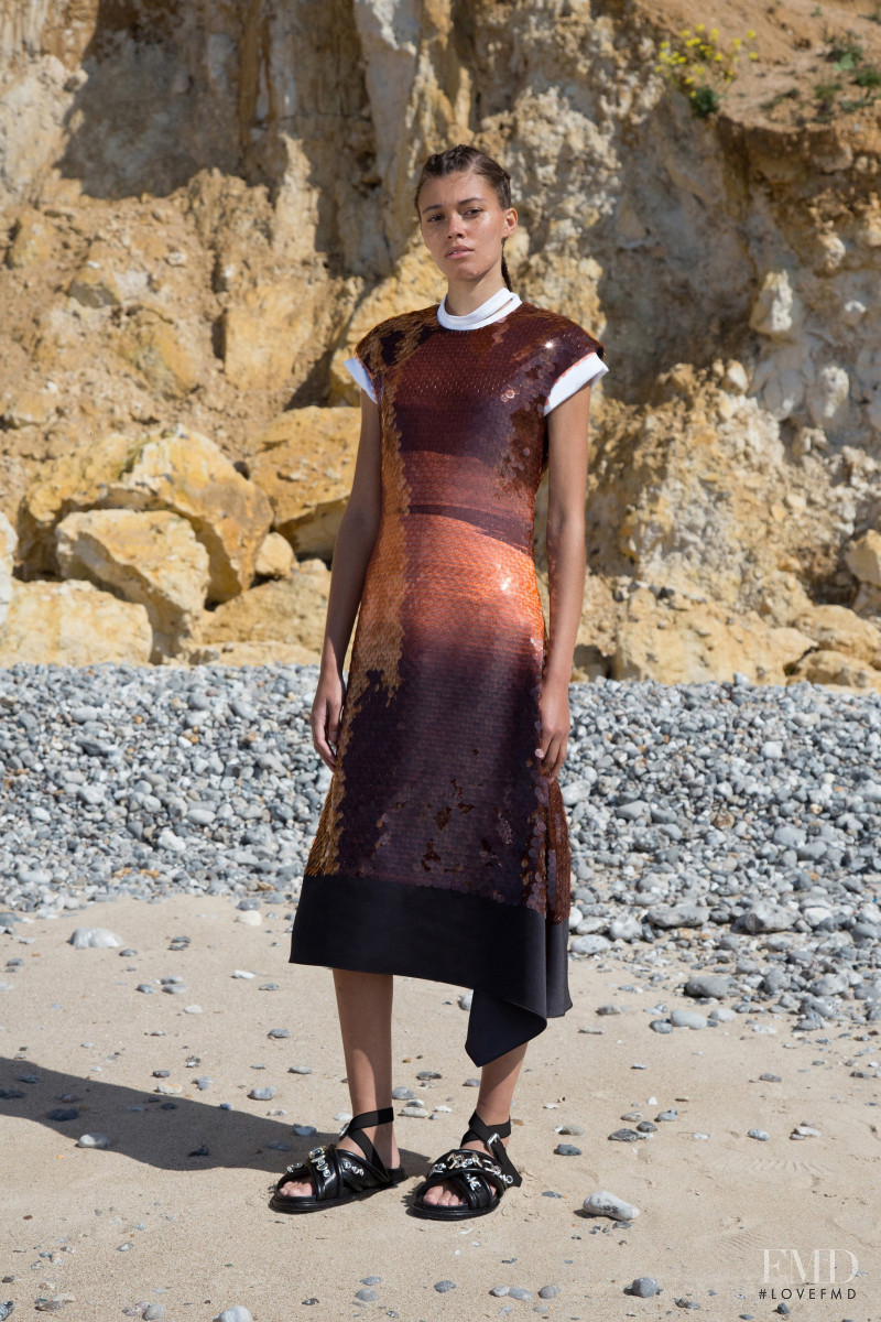 Danielle Lashley featured in  the Cedric Charlier lookbook for Resort 2020