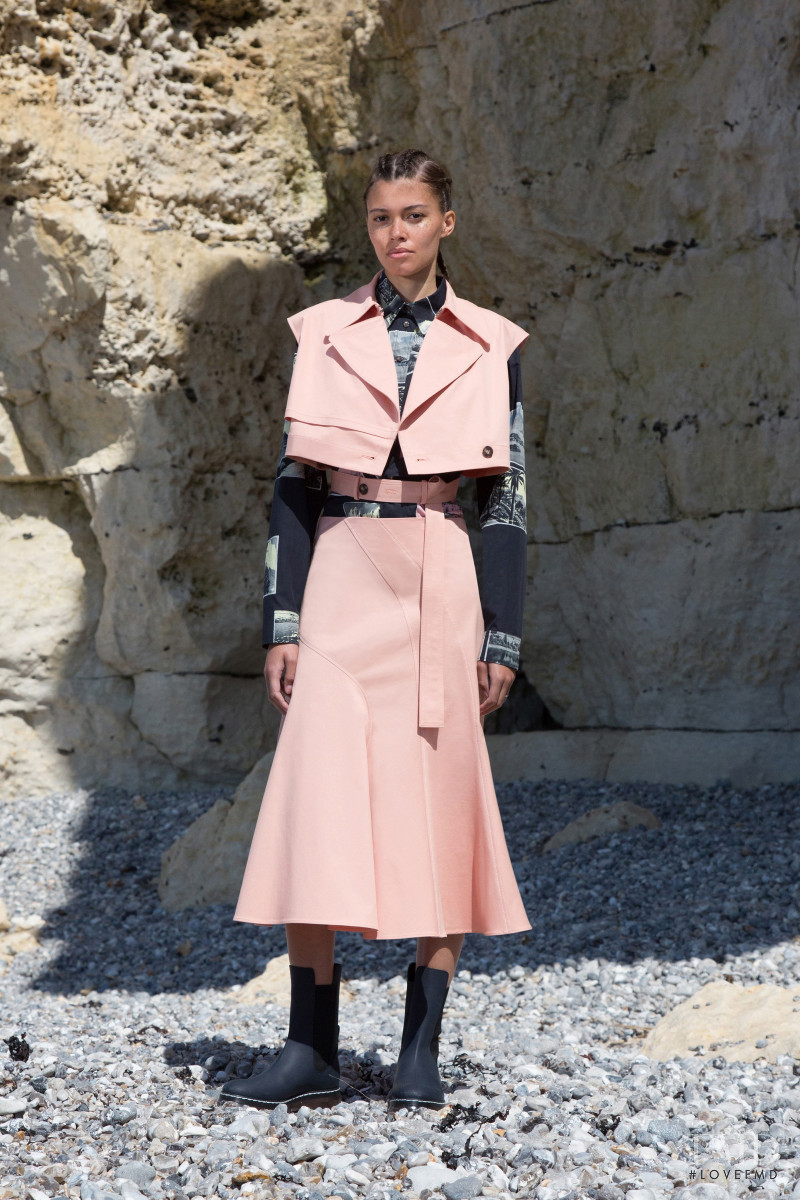 Danielle Lashley featured in  the Cedric Charlier lookbook for Resort 2020