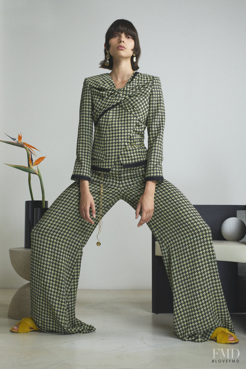 Charlee Fraser featured in  the Hellessy lookbook for Resort 2020