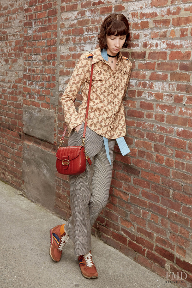 Sasha Knysh featured in  the Coach 1941 lookbook for Resort 2020