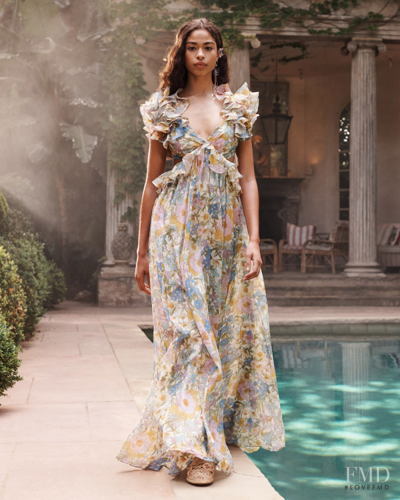 Zoe Thaets featured in  the Zimmermann lookbook for Resort 2020