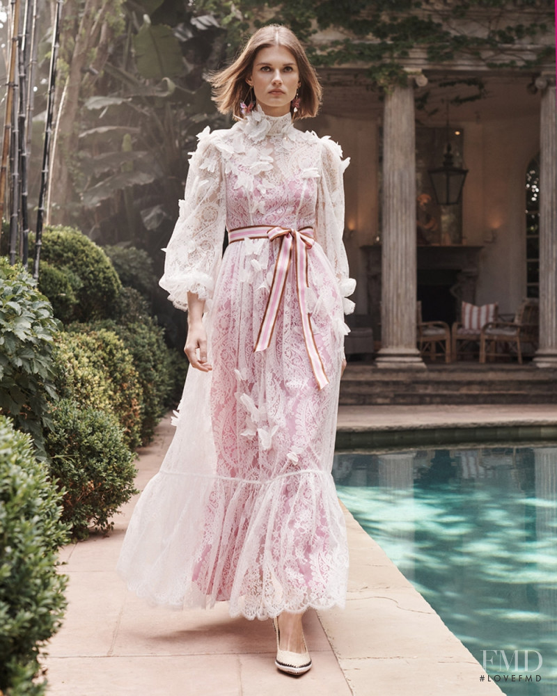 Giedre Dukauskaite featured in  the Zimmermann lookbook for Resort 2020