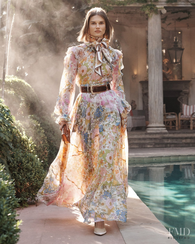 Giedre Dukauskaite featured in  the Zimmermann lookbook for Resort 2020