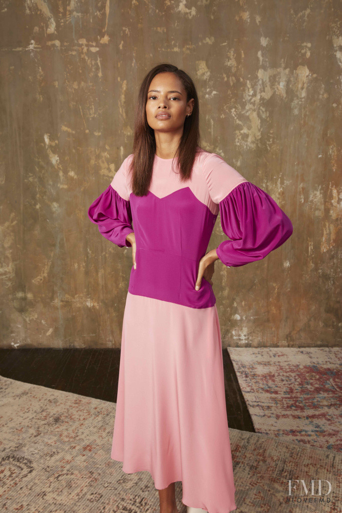 Malaika Firth featured in  the Arias fashion show for Resort 2020