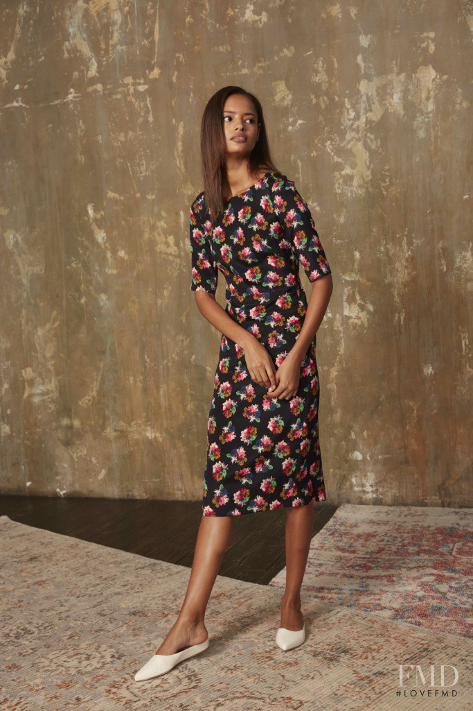 Malaika Firth featured in  the Arias fashion show for Resort 2020