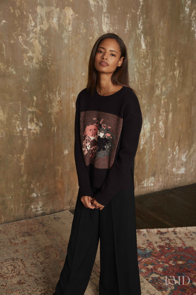 Malaika Firth featured in  the Arias fashion show for Resort 2020