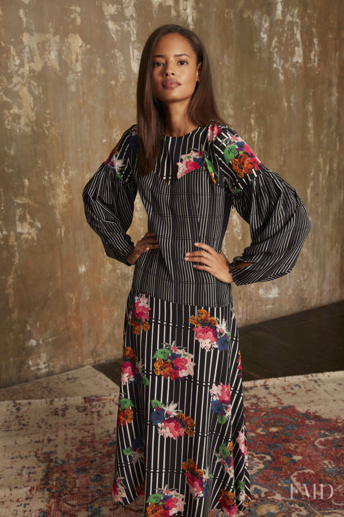 Malaika Firth featured in  the Arias fashion show for Resort 2020