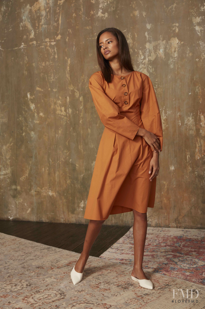 Malaika Firth featured in  the Arias fashion show for Resort 2020