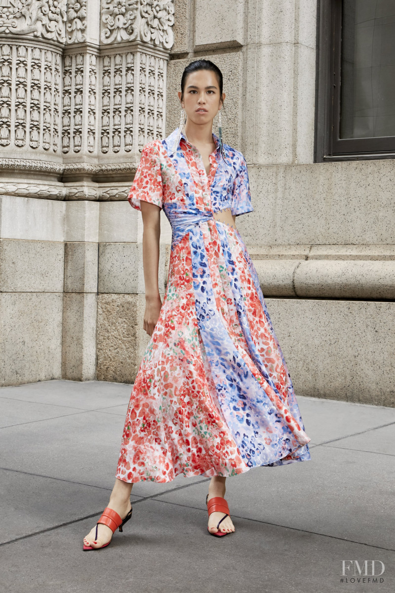 Dara Allen featured in  the Prabal Gurung lookbook for Resort 2020