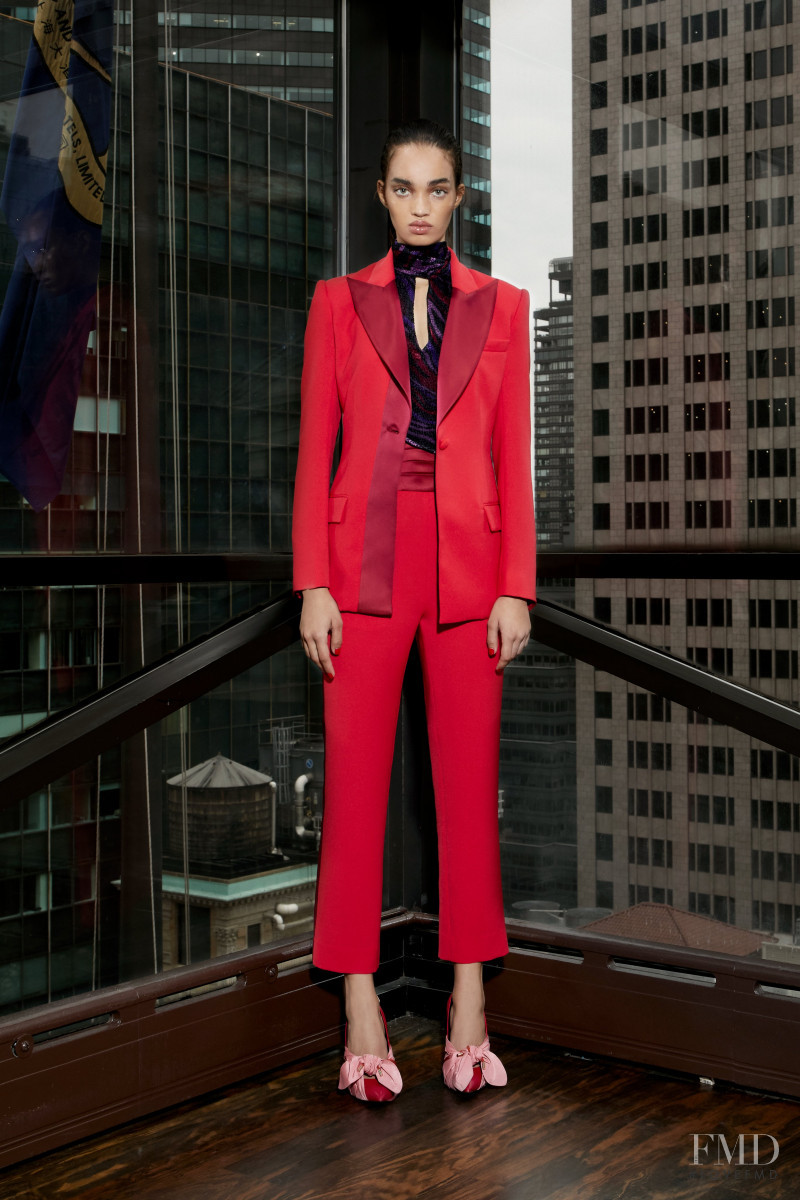 Ellen Rosa featured in  the Prabal Gurung lookbook for Resort 2020