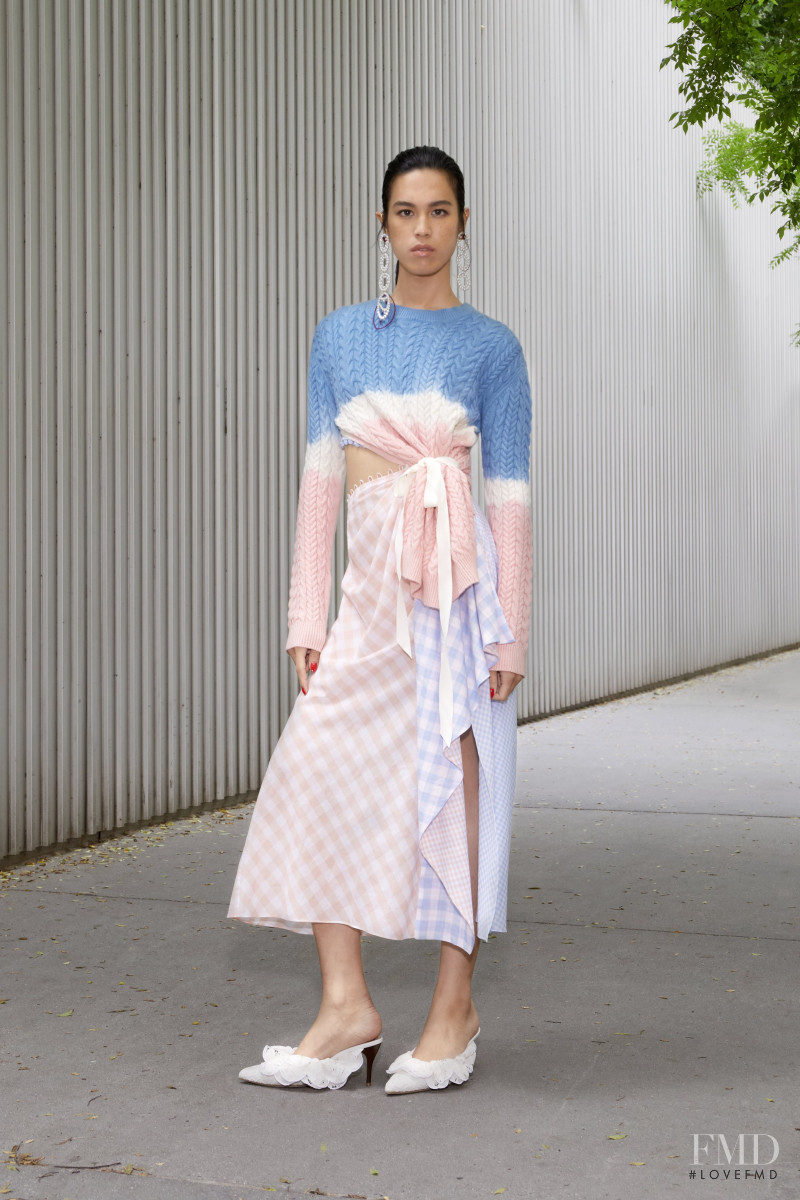 Dara Allen featured in  the Prabal Gurung lookbook for Resort 2020