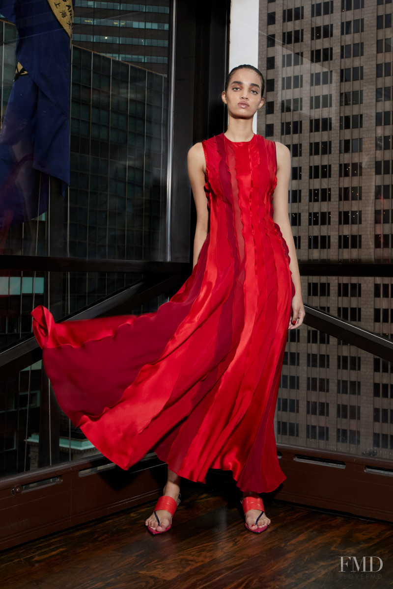 Ellen Rosa featured in  the Prabal Gurung lookbook for Resort 2020