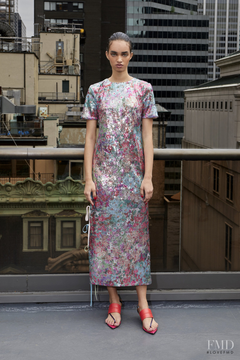 Ellen Rosa featured in  the Prabal Gurung lookbook for Resort 2020