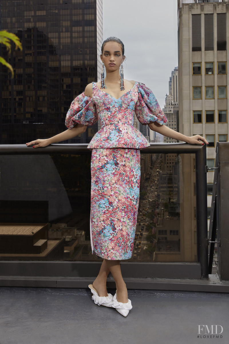 Ellen Rosa featured in  the Prabal Gurung lookbook for Resort 2020