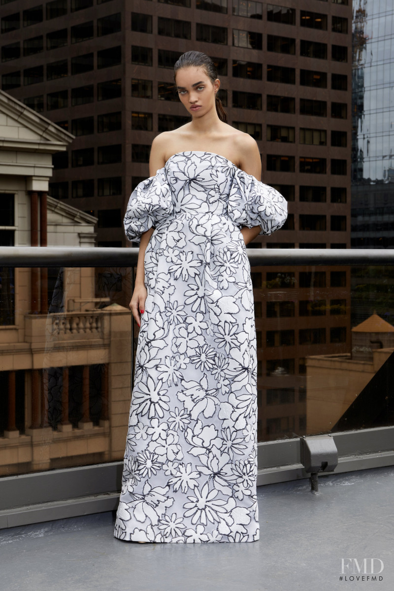 Ellen Rosa featured in  the Prabal Gurung lookbook for Resort 2020