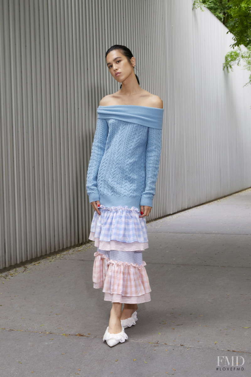 Dara Allen featured in  the Prabal Gurung lookbook for Resort 2020