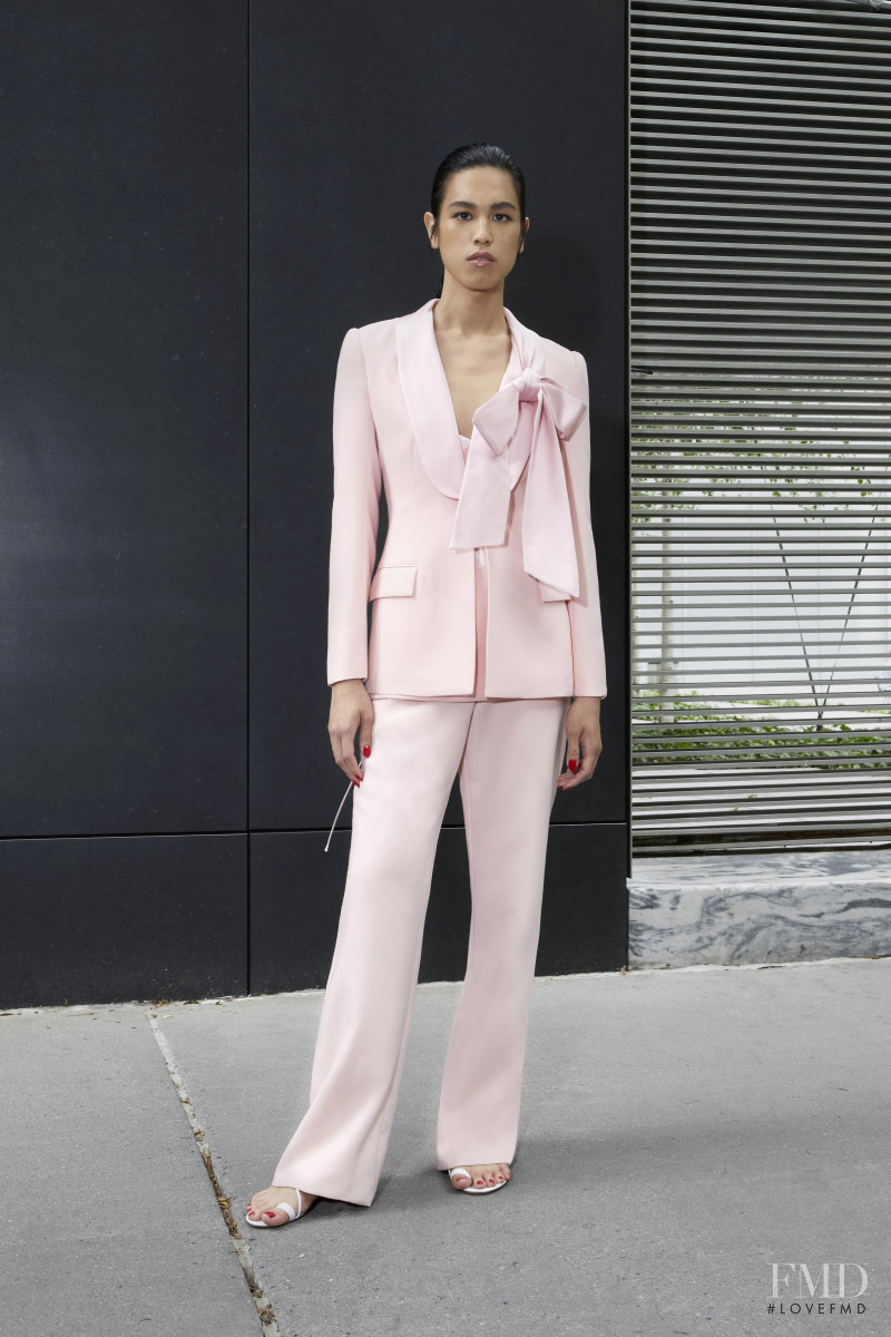 Dara Allen featured in  the Prabal Gurung lookbook for Resort 2020