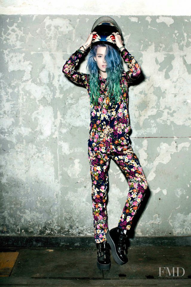 Chloe Norgaard featured in  the Complot advertisement for Autumn/Winter 2013