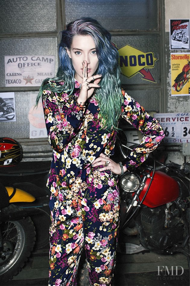 Chloe Norgaard featured in  the Complot advertisement for Autumn/Winter 2013